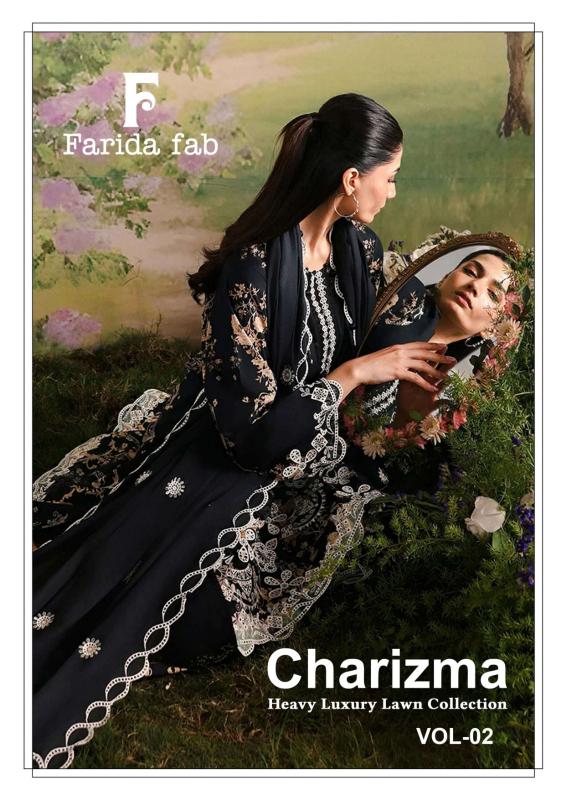 Farida fab charizma vol 2 karachi handloom dress materials wholesale